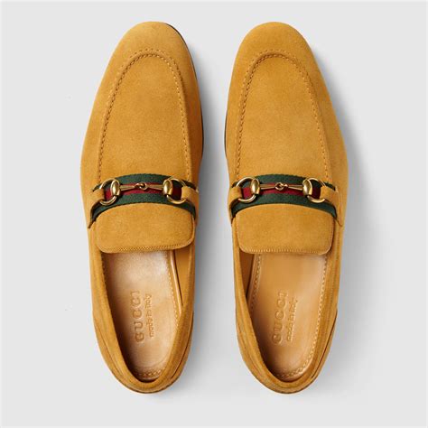 mens gucci suede loafers|gucci men's loafer with buckle.